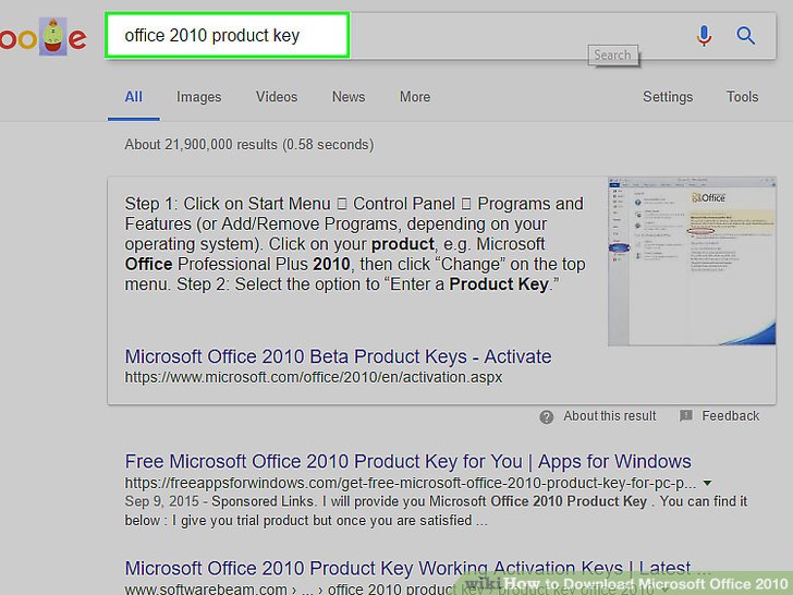 microsoft office 2010 install free download with product key